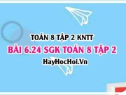 Bài 6.24 SGK Toán 8 Tập 2 Kết nối tri thức